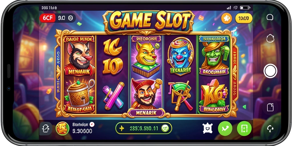 Tampilan gameplay menarik dari 6CF dengan beragam mesin Slot.