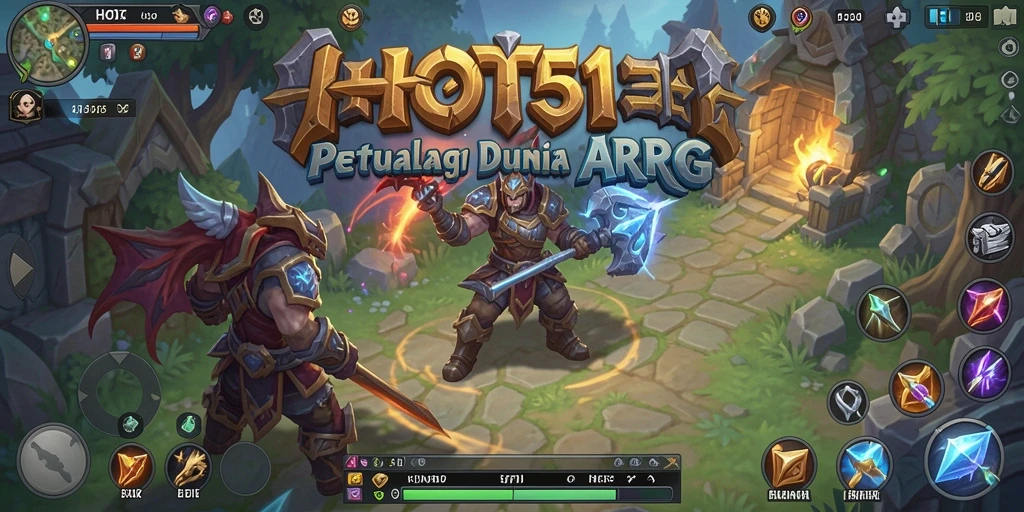 Tangkapan layar HOT51 menampilkan aksi seru dalam gameplay ARPG.