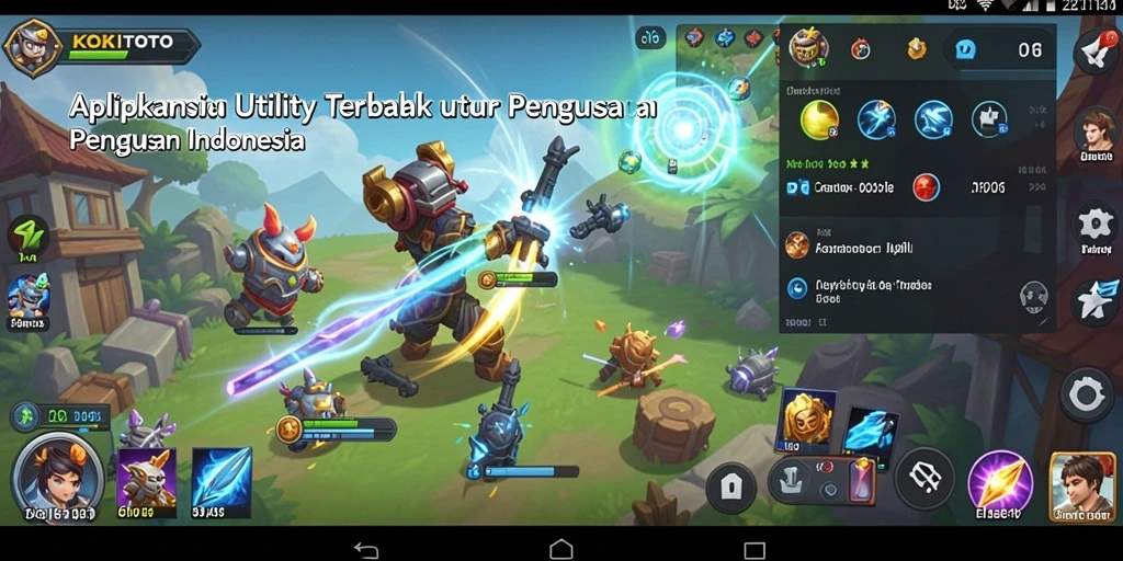 Tampilan antarmuka pengguna KOKITOTO yang intuitif dan menarik.