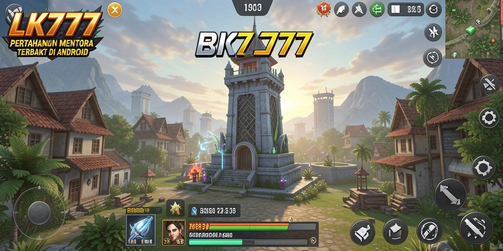 Tangkapan layar gameplay Tower Defense yang menegangkan di LK777.