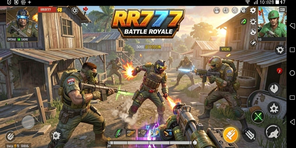 Gameplay dinamis dengan aksi Battle Royale yang mendebarkan.