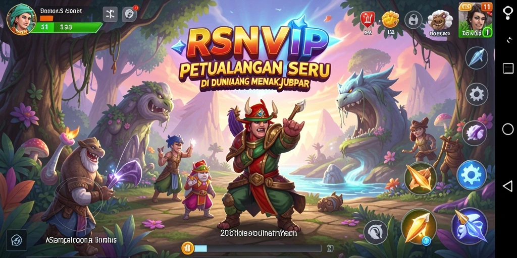 Screenshot gameplay RSNVIP menampilkan petualangan mendebarkan di dunia yang luas.