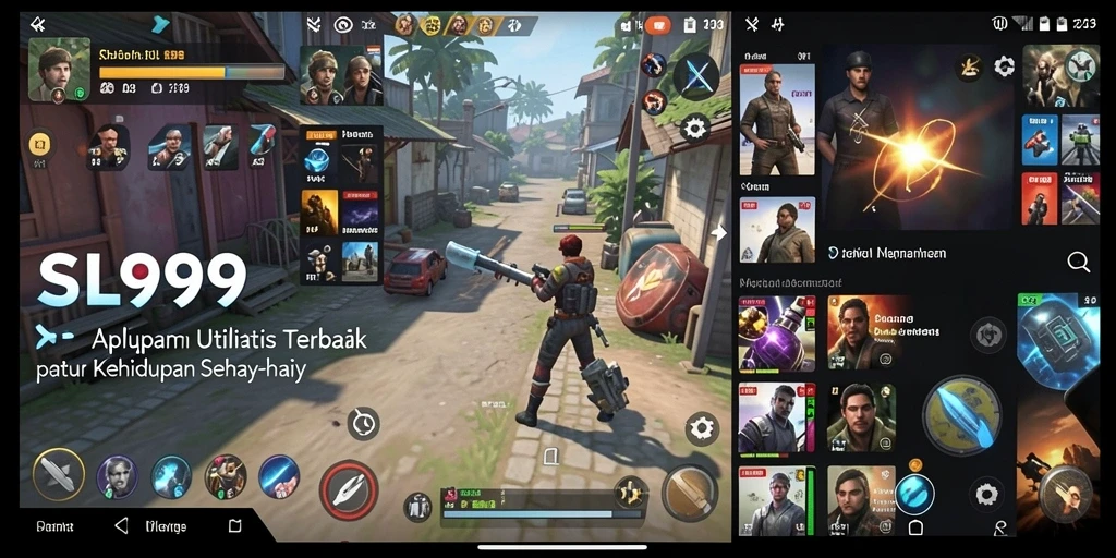 Tampilan antarmuka SL999 yang modern dan fungsional.