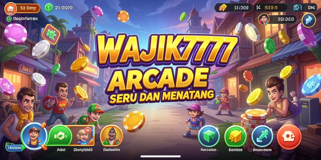 Tampilan gameplay <strong>WAJIK777</strong> yang penuh warna dan menantang.