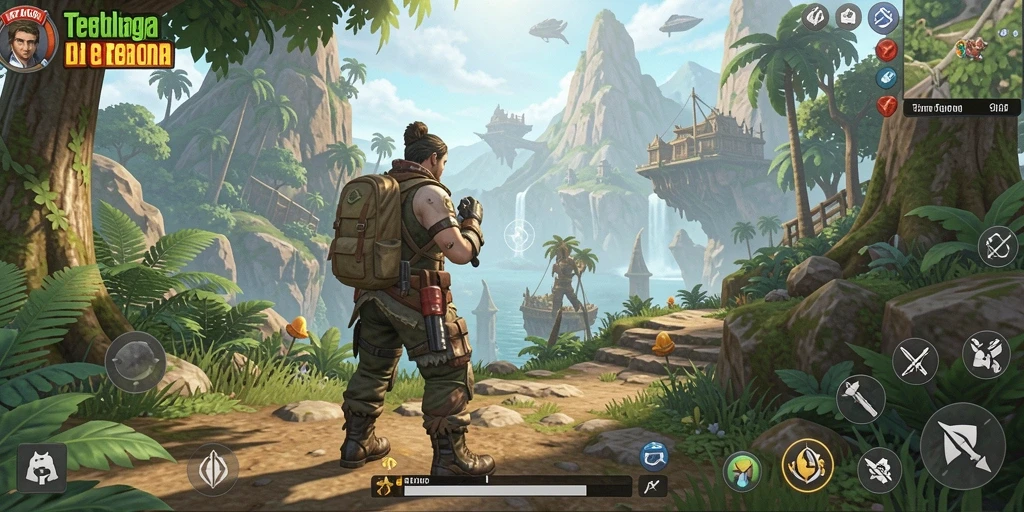Tangkapan layar gameplay ZK6 yang menampilkan dunia terbuka yang memukau.